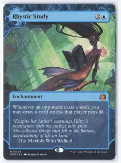 Rhystic Study M Wilds of Eldraine: Enchanting Tales 25 NM - Image 1