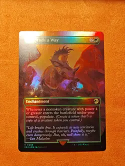 Life Finds a Way (Borderless) Universes Beyond: Jurassic Park Foil - Image 1