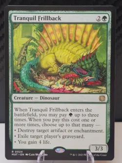 MTG - Tranquil Frillback - March of the Machines - Image 1