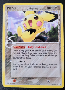 Pokemon EX Holon Phantoms Pichu Delta Species Common 76/110 LP/MP Condition - Image 1