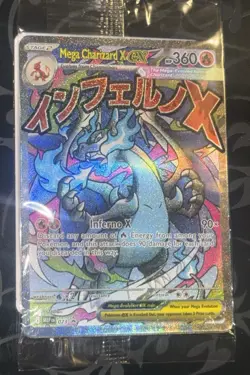 Mega Charizard x EX 023 Me: Mega Evolution Promo Holo Pokemon TCG - Image 3