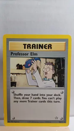 Professor Elm [HP] - Pokemon TCG Neo Genesis 96/111 [Uncommon] - Image 1