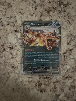 Pokemon TCG Charizard EX Obsidian Flames Holo Hyper Rare 054/091 Year 2024 - Image 2