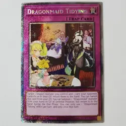 Dragonmaid Tidying - RA04-EN102 - NM - Platinum Secret Rare - 1st ed - Yugioh - Image 1