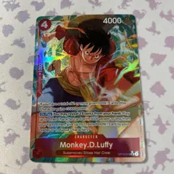 Monkey D. Luffy - One Piece TCG OP12-015 Alt Art SR Legacy Master NM EN - Image 1