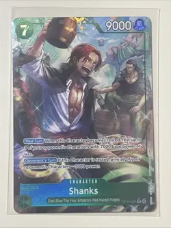 One Piece CCG Shanks OP14-027 Alt Art R The Azure Sea's Seven English - Image 1