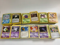 1000+ Pokemon Card Vintage Sets WOTC Bulk Lot Common Uncommons dmg-lp 4.5+Lbs - Image 1