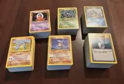 Huge Vintage Pokemon Bulk Card Lot - WOTC - Base Set - Jungle - Fossil - Image 1