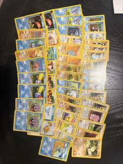 VINTAGE Bulk Pokemon: WOTC 80+ Card Lot LP-MP, Neo, Jungle, Fossil, BS2, Gym - Image 1