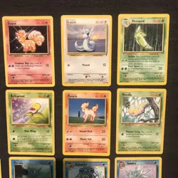 Vintage Pokemon 30 Card Bulk Lot Jungle Fossil Legendary Common Uncommon WoTC LP - Image 4