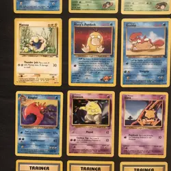 Vintage Pokemon 30 Card Bulk Lot Jungle Fossil Legendary Common Uncommon WoTC LP - Image 5