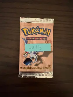 Pokemon 1st Edition Fossil Booster Pack - Factory Sealed Aerodactyl Art - LIGHT - Image 1