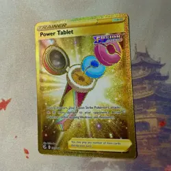 Power Tablet 281/264 Swsh08: Fusion Strike Gold Secret Rare Holo Pokemon Card NM - Image 2