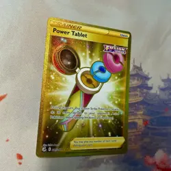 Power Tablet 281/264 Swsh08: Fusion Strike Gold Secret Rare Holo Pokemon Card NM - Image 3