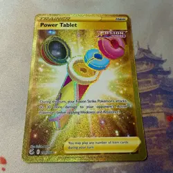 Power Tablet 281/264 Swsh08: Fusion Strike Gold Secret Rare Holo Pokemon Card NM - Image 4