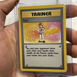 LASS - 75/102 - Base Set - Pokemon Card LP+ Vintage Vtg Nintendo TCG Rare WOTC - Image 2
