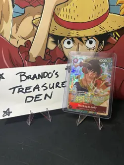 Monkey D. Luffy - One Piece TCG OP12-015 Alt Art SR Legacy Master NM EN - Image 1