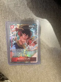 Monkey D. Luffy - One Piece TCG OP12-015 Alt Art SR Legacy Master NM EN - Image 1