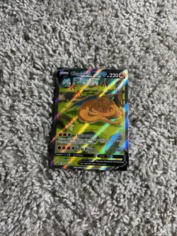 Pokemon TCG Charizard v SWSH260 Holo Rare Card Sword & Shield Promo - Image 1