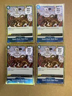 Playset GUM-GUM RED ROC OP04 OP04-056 R - One Piece Card Game - Image 1