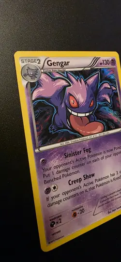 Gengar 60/162 Breakthrough Holo Rare Pokemon TCG Stage 2 HP 130 Card - Image 3