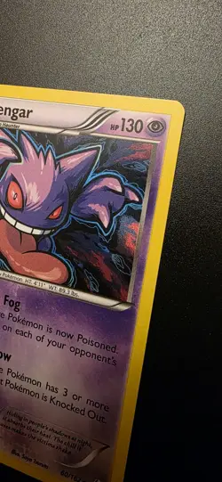 Gengar 60/162 Breakthrough Holo Rare Pokemon TCG Stage 2 HP 130 Card - Image 5