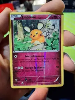 Dedenne 70/119 - XY Phantom Forces - French Pokemon Card NM Reverse Holo - Image 1