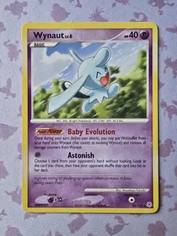Wynaut 42/130 Rare Diamond and Pearl Pokemon Card LP - Image 1