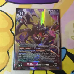 Digimon Card Game BT24 P-220 Millenniummon Promo Time Stranger - Image 1