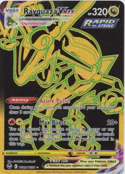 Rayquaza VMAX (Secret) Pokemon TCG card from the Sword & Shield - Silver Tempest - Image 1