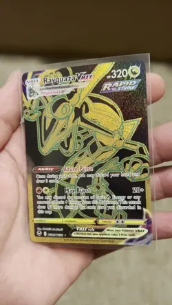 Rayquaza VMAX (Secret) Pokemon TCG card from the Sword & Shield - Silver Tempest - Image 2