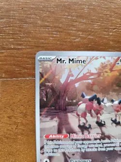 Pokemon TCG Mr. Mime Scarlet & Violet Holo Illustration Card 179/165 - Image 3