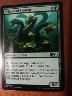 Wildwood Scourge Magic The Gathering Core Set 2021 Hydra 214 - Image 1
