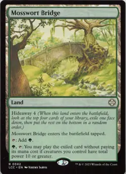 Mosswort Bridge R Commander: The Lost Caverns of Ixalan 342 NM MTG - Image 1