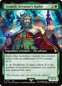 Tromell, Seymour's Butler (Extended Art) [FINAL FANTASY Commander] - Image 1