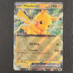 Pikachu ex - 28 - Prismatic Evolutions - Double Rare - NM - Pokemon TCG - Image 1