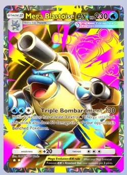 Pokemon TCG Pocket - Mega Blastoise EX 2 ⭐⭐, Crimson Blaze, English (SEE DESC - Image 1