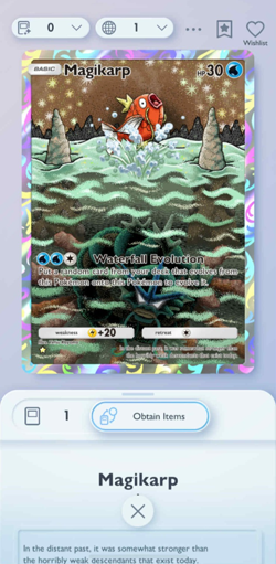 [English] Magikarp | Full Art | 1 Star ⭐ | Pokemon TCG Pocket Trade - Image 1