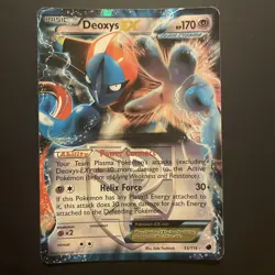 Pokemon Deoxys EX (Team Plasma) Plasma Freeze Ultra Rare 53/116 MP - Image 1
