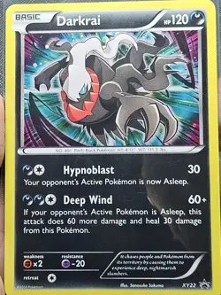 Pokemon TCG Darkrai XY22 Black Star Promo Cosmic Holo-NM - Image 1