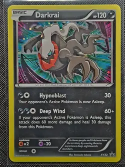 Pokemon TCG Darkrai XY22 Black Star Promo Cosmic Holo-NM - Image 2