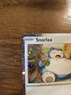 Pokemon TCG Snorlax SVP 122 Cosmos Holo Twilight Masquerade Promo - Image 3