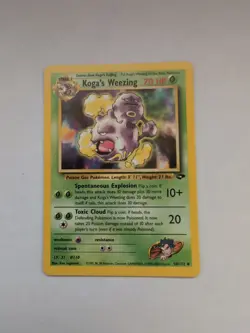 Pokemon TCG - Koga's Weezing 50/132 Gym Challenge Regular Uncommon NM Vintage - Image 1