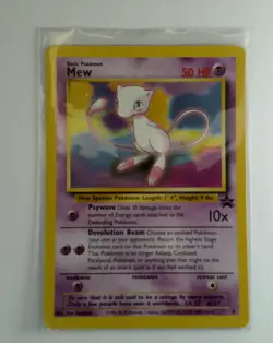 Mew 8 Holo Pokemon TCG Wizards Black Star Promos Psychic - Image 1