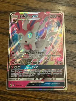 Pokemon Sylveon GX 92a/145 Guardians Rising Alt Art Promo Ultra Rare Holo - NM - Image 1