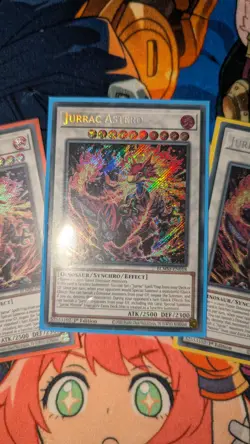 YuGiOh! | PLAYSET 3x Jurrac Astero | BLMM-EN018 Secret Rares 1st Ed. | NM - Image 2