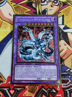 Chimeratech Overdragon pgld-en056 1st Edition (NM/NM+) Gold Rare Yu-Gi-Oh! - Image 1