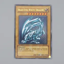 YuGiOh Blue-Eyes White Dragon SDK-001 1st Edition Ultra NM Asian English n393 - Image 1