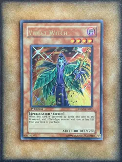 Yugioh Violet Witch CRMS-EN097 Ultra Rare 1st Ed LP - Image 1