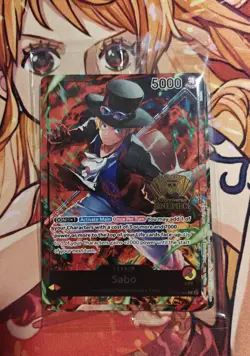One Piece TCG 2nd Anniversary Winner Sabo, Luffy, Ace Sealed sealed new - Image 1
